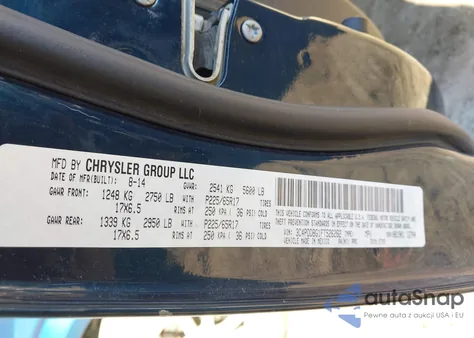 2015 Dodge Journey Sxt from USA, damaged, VIN 3C4PDDBG1FT526282